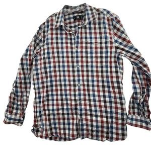 Swanndri Shirt Men's XL Red Plaid Button Down Collared Born In‎ New Zealand